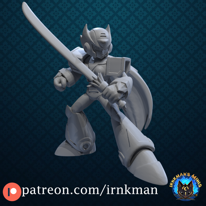 Zero from Irnkman Minis. Total height apx. 44mm. Unpainted resin miniature